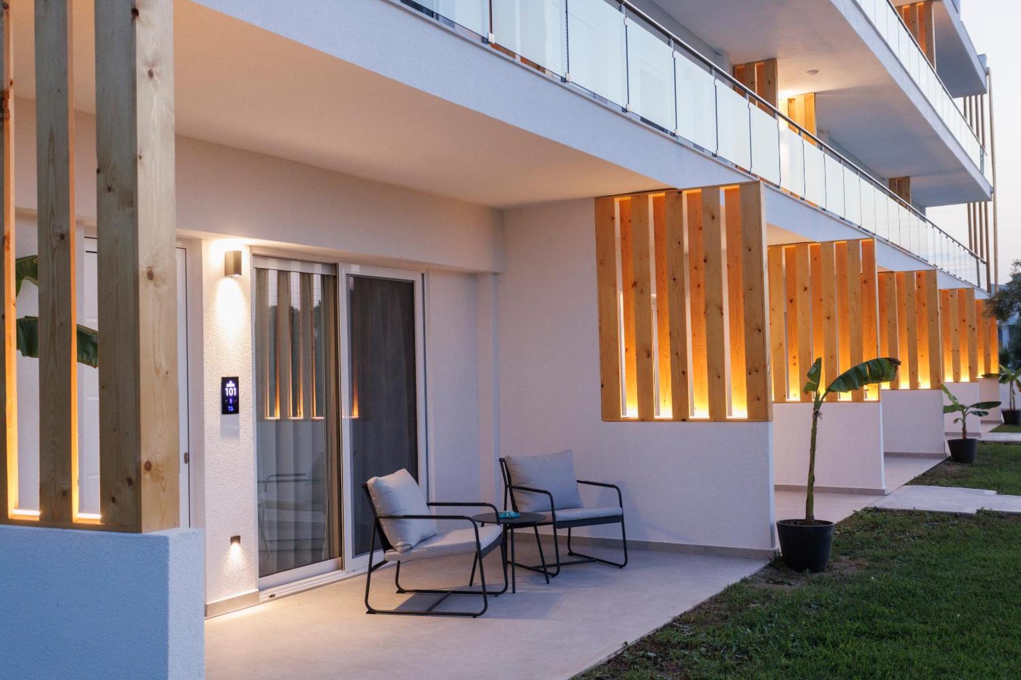 Asterias Premium Holiday Apartments Pefkochori Luaran gambar